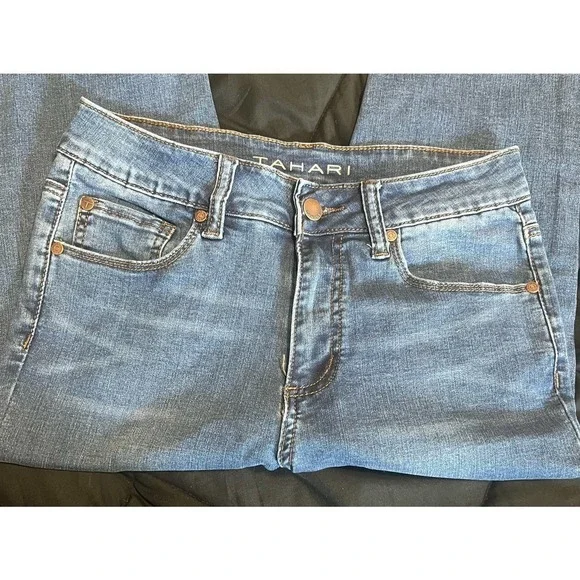 Tahari Slim Jeans 4/27 - Picture 3 of 7
